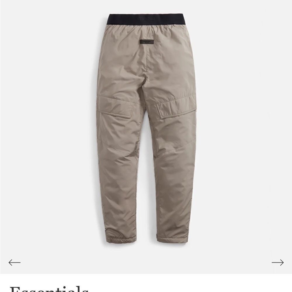 Fear Of God Essentials desert taupe Storm Pants Small NWT $250 - Picture 6 of 8